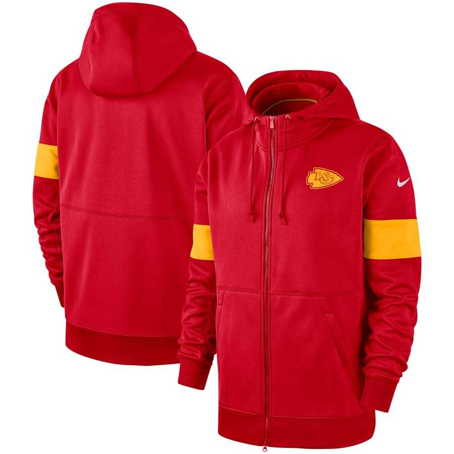 Kansas City Chiefs Nike Sideline Performance Full Zip Hoodie Red,We sell and wholesale Kansas City Chiefs Nike Sideline Performance Full Zip Hoodie Red on line form chian!
